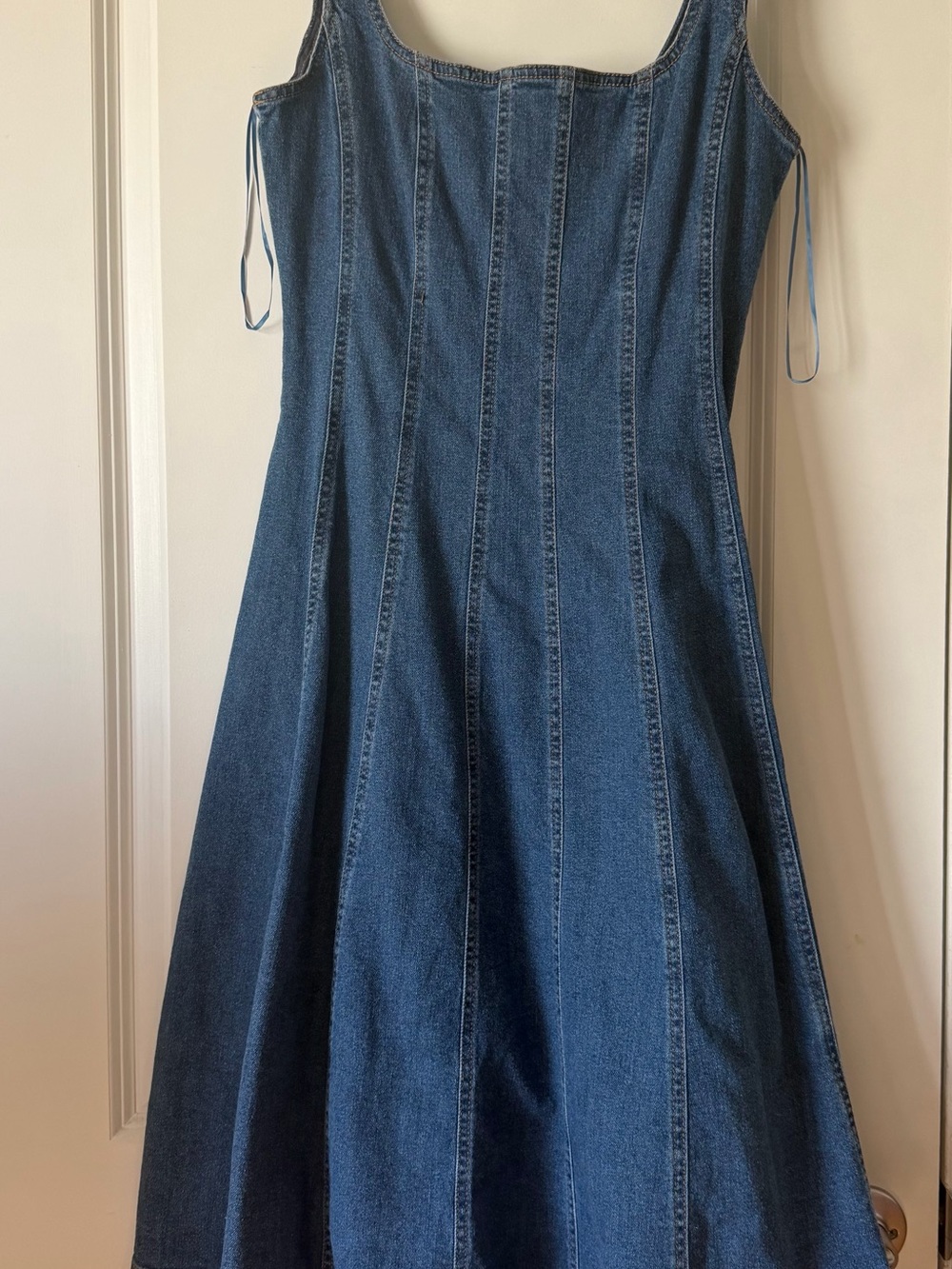 House of Harlow 1960 Dark Blue Denim Midi Dress